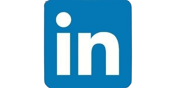 LinkedIn logo on a green background