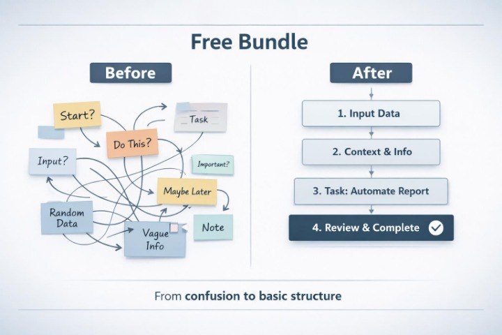 Diagram showing a process flow from 'Before' to 'After' with labeled steps.